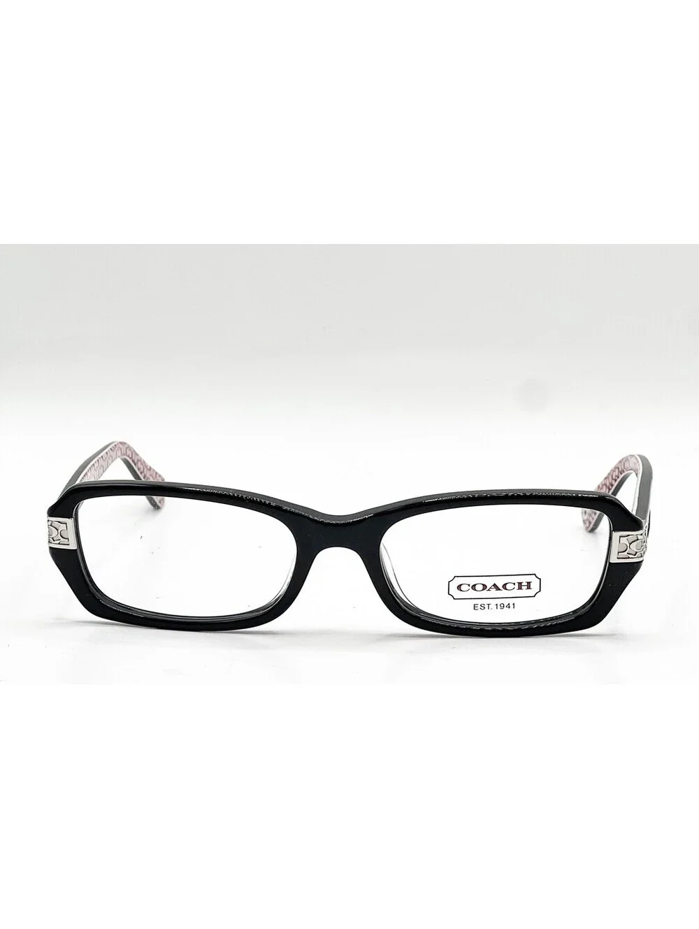 Coach HC 6005A 5034 Black Rectangle Authentic Eyeglass Frames 53-17-135